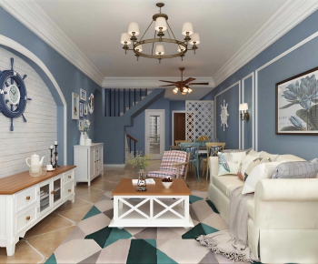 Mediterranean Style A Living Room-ID:152162081