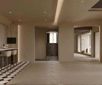 Wabi-sabi Style Dining Room-ID:874624977