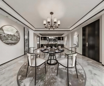 New Chinese Style Dining Room-ID:954123974