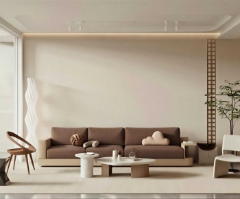 Wabi-sabi Style A Living Room-ID:344988112