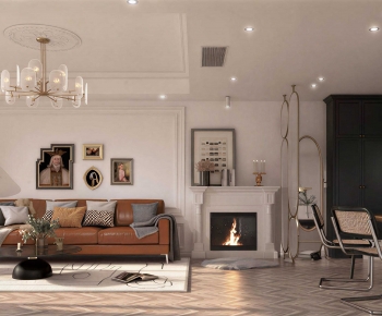 French Style A Living Room-ID:960249934