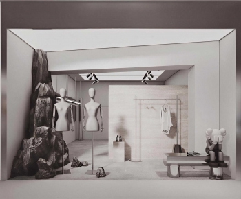 Industrial Style Clothing Store-ID:385838034
