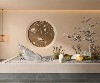 New Chinese Style Plant Landscaping-ID:353540905