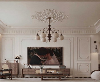 French Style A Living Room-ID:845680002