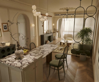 French Style Dining Room-ID:398938896