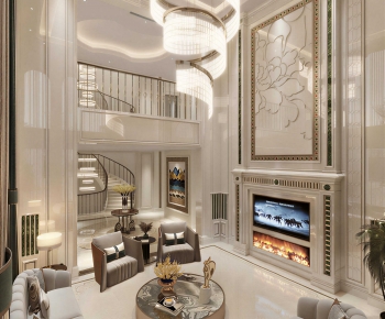 European Style A Living Room-ID:986917971