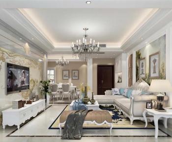European Style A Living Room-ID:485269072