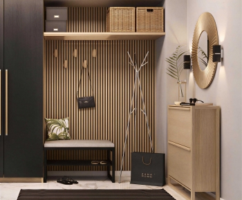 Modern Entrance Cabinet-ID:673635018