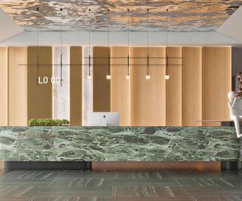 Modern Office Reception Desk-ID:568835977