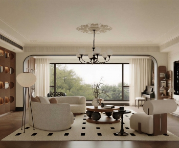 Modern A Living Room-ID:510189531