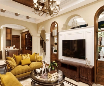 American Style A Living Room-ID:782072079