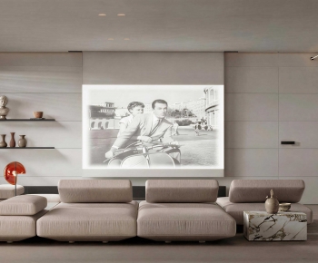 Wabi-sabi Style A Living Room-ID:134838102