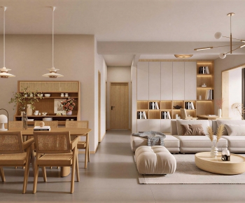 Japanese Style A Living Room-ID:823461062