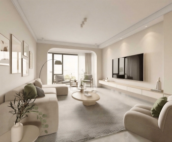 Modern A Living Room-ID:571115971