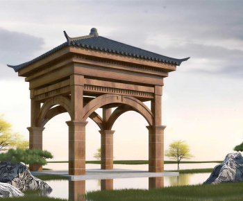 New Chinese Style Pavilion-ID:552499354