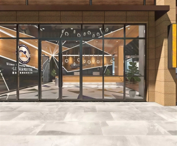 Modern Facade Element-ID:846558095