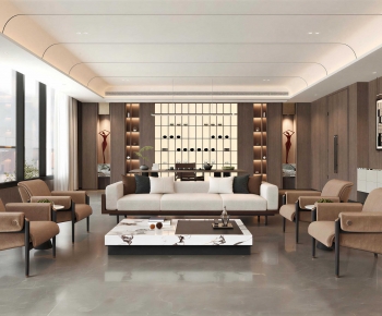 Modern A Living Room-ID:436695107