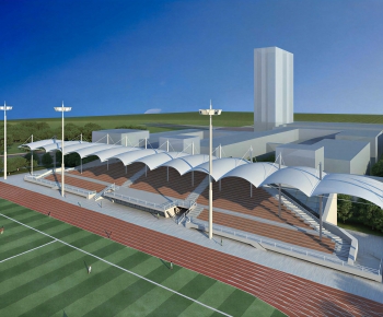 Modern Outdoor Sports Stadium-ID:417082077