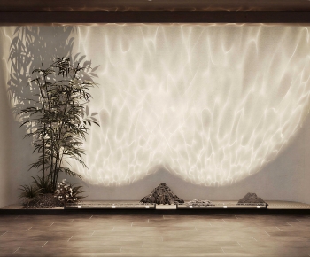 New Chinese Style Plant Landscaping-ID:884392023