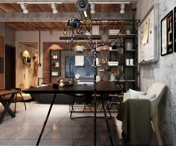 Industrial Style Study Space-ID:853187088