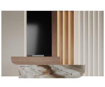 Modern Reception Desk-ID:810235988