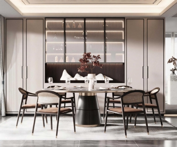 New Chinese Style Dining Room-ID:859110439