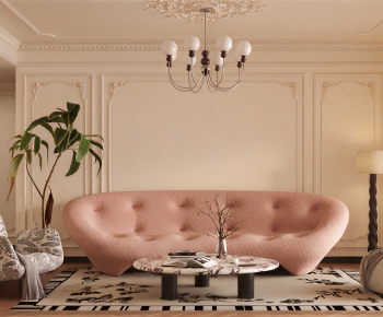 French Style A Living Room-ID:748353964