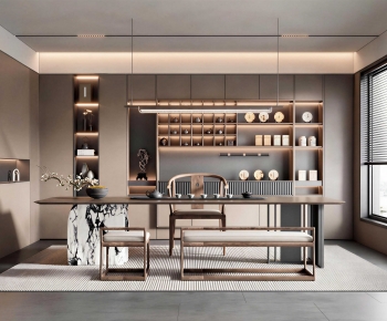 New Chinese Style Tea House-ID:390681981