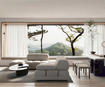 Modern A Living Room-ID:779110916