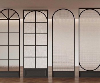 French Style Glass Screen Partition-ID:212791927