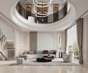 French Style A Living Room-ID:603548054