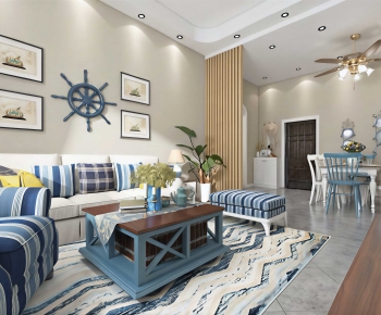 Mediterranean Style A Living Room-ID:224241027