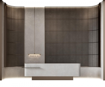 Modern Reception Desk-ID:619225989