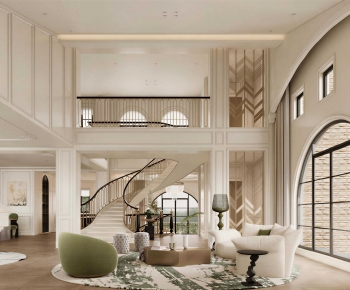 European Style A Living Room-ID:581528901