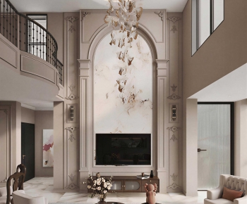 French Style A Living Room-ID:181978948