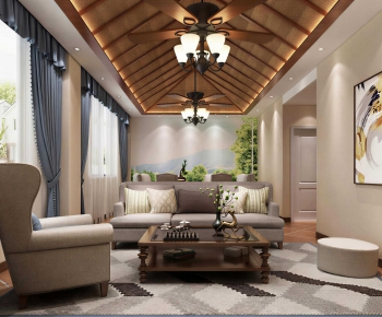 American Style A Living Room-ID:913569931