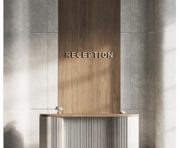 Modern Reception Desk-ID:291640044