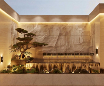 New Chinese Style Plant Landscaping-ID:999176038