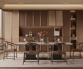 New Chinese Style Dining Room-ID:924534083