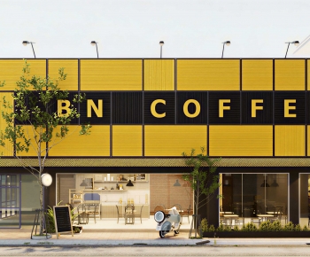 Modern Facade Element-ID:854916107
