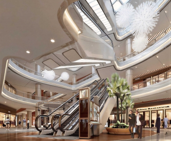 Modern Shopping Mall-ID:707887897