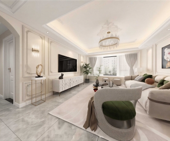 European Style A Living Room-ID:317933082