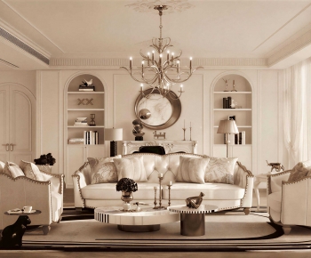 French Style A Living Room-ID:643238074