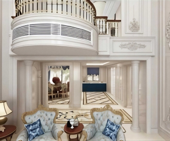 European Style A Living Room-ID:544241915