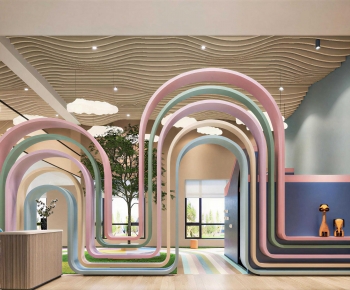 Modern Kindergarten Hall-ID:599634892