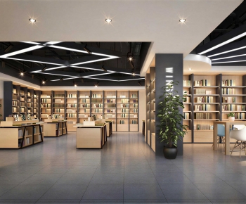 Modern Bookstore Book Bar-ID:939325091