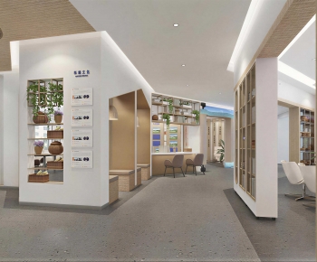 Modern Exhibition Hall-ID:573508985