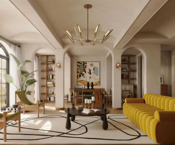 Modern A Living Room-ID:912034999