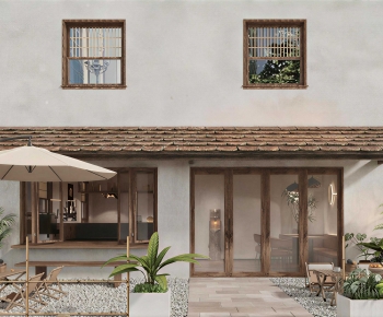 Wabi-sabi Style Facade Element-ID:504520899