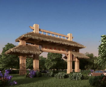 Chinese Style Gate-ID:913770258